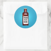 Bouteille avec étiquette (Sac)