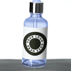 Bouteille blanche imperméable Étiquette avec logo