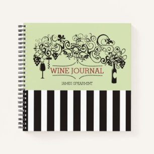 Bouteille-bouchon journal de dégustation de vin ma