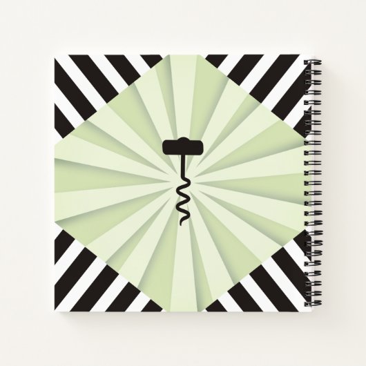 Bouteille-bouchon journal de dégustation de vin ma (Dos)