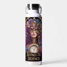 Bouteille branchée à eau Steampunk
