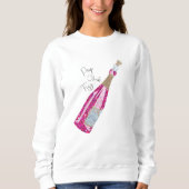 Bouteille Champagne Vacances Esprit Sweatshirt Des (Devant)