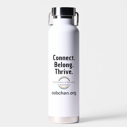 Bouteille CoBC (texte foncé) - Connectez-vous au l (Avant)