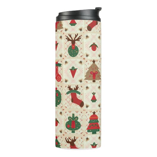 bouteille commémorative de Noël (Tourné sur la gauche)