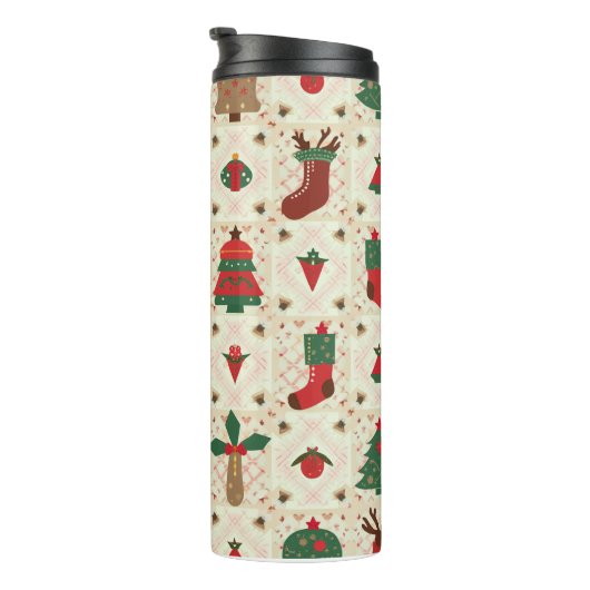 bouteille commémorative de Noël (Tourné sur la droite)