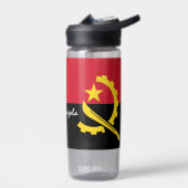 bouteille d'Angola, drapeau patriotique angolais (Gauche)