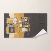 Bouteille de bière personnalisée Barre de brassage (Serviette à main)