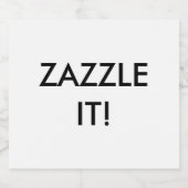 Bouteille de bière personnalisée Étiquette vierge (Étiquettes simples)