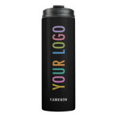 Bouteille de boisson noire 12 oz Logo personnalisé (Devant)