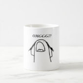 Bouteille de café de Flore | Mème amusant mug (Centre)