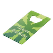 Bouteille de carte de crédit Watermelon Rind (Devant Angle)