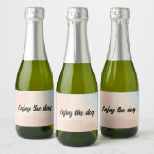 bouteille de champagne étiquette profiter de la jo (Bouteilles)