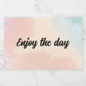 bouteille de champagne étiquette profiter de la jo (Étiquettes simples)