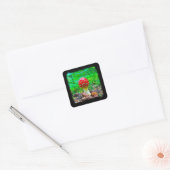 Bouteille de champignons - Stickers d'enveloppes (Enveloppe)