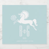 Bouteille de Cheval de danse Étiquette de Liquor (Étiquettes simples)