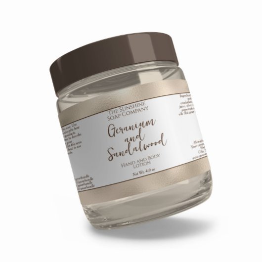 Bouteille de cosmétiques ou Étiquette de bocal - B