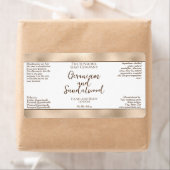 Bouteille de cosmétiques ou Étiquette de bocal - B (En situation)