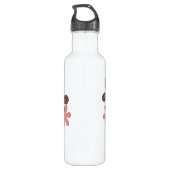 Bouteille De Fleurs À Motifs Whimsical, Rose (Dos)