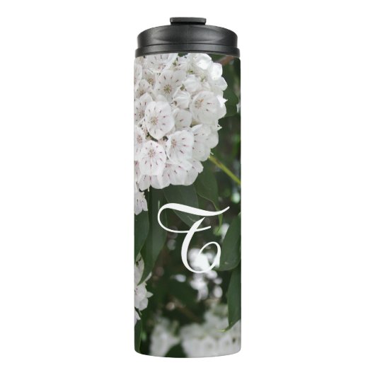 Bouteille de Kalmia à feuilles larges blanche mono (Devant)