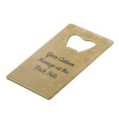 Bouteille de la carte de crédit ailes beige (Dos Angle)