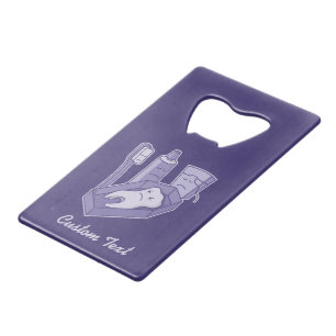 Bouteille de la carte de crédit Funeral pour dents
