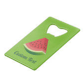 Bouteille de la carte de crédit Watermelon Slice (Devant Angle)