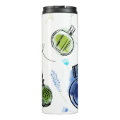 Bouteille de parfum motif sans soudure et texte aq (Dos)