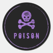 Bouteille de poison - Bouteille d'alcool étiquette (Devant)