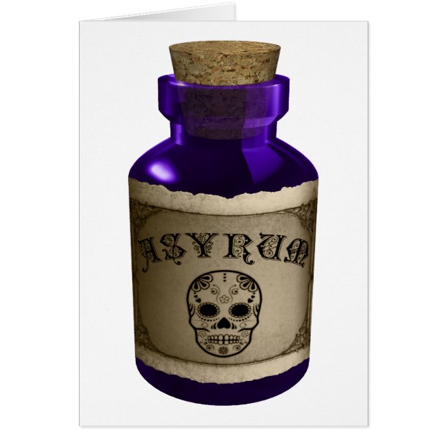 bouteille de poison d'asyrum (Devant)