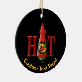 Bouteille de sauce chaude ornement céramique (Droite)