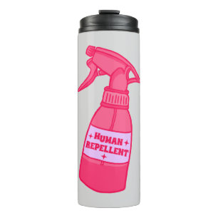 Bouteille de spray répulsif humain humour impertin