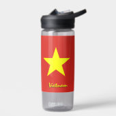 bouteille de Vietnam, drapeau patriotique vietnami (Gauche)