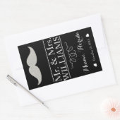 bouteille de vin de mariage personnalisé étiquette (Enveloppe)