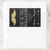 bouteille de vin de mariage personnalisé étiquette (Sac)