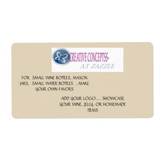 BOUTEILLE DE VIN ET D'EAU ÉTIQUETTES PERSONNALISÉS (Devant)