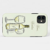 bouteille de vin "in vino veritas" coque iphone (Dos (Horizontal))