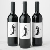 Bouteille de vin mousseux Étiquettes - Mariage (Bouteilles)