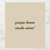 bouteille de vin personnalisé étiquette (Étiquettes simples)