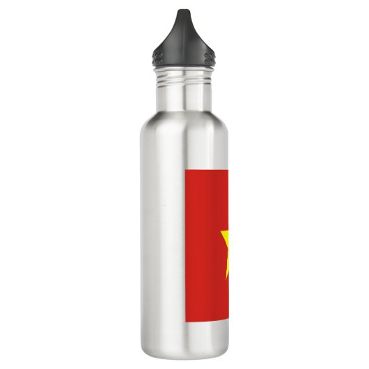 BOUTEILLE D'EAU ベトナムの国旗 ー縦 (Gauche)