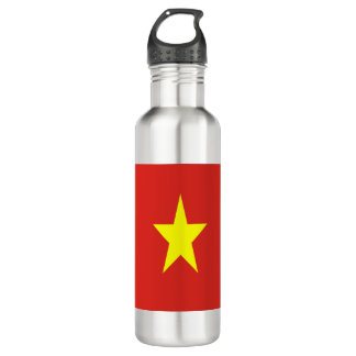 BOUTEILLE D'EAU ベトナムの国旗 ー縦