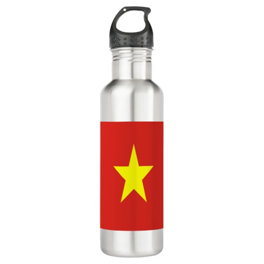 BOUTEILLE D'EAU ベトナムの国旗 ー縦 (Devant)