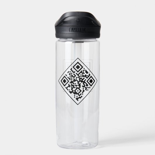 Bouteille D'eau 045692 message codé QR secret (Arrière)