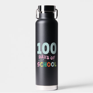 Bouteille D'eau 100 Jours D'école Retour À L'école