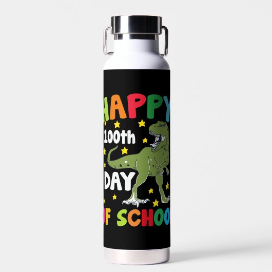Bouteille D'eau 100 jours d'école Trex 100e jour d'école (Avant)