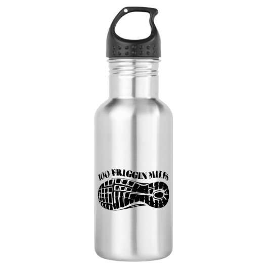 Bouteille D'eau 100 Miles Friggin Ultra Running Tread (Devant)