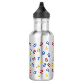 Bouteille D'eau 123 chiffres Rouge Jaune Bleu (Droite)