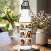 Bouteille D'eau 12 Collage photo avec Arrière - plan or