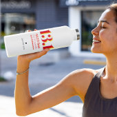 Bouteille D'eau 13.1 Distance de course du demi-marathon Texte rou