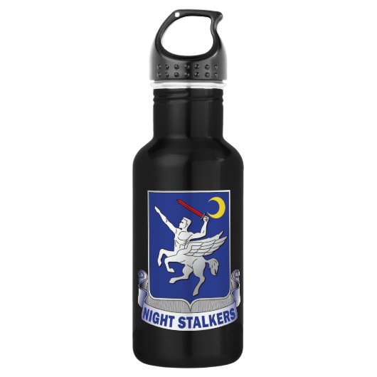 Bouteille D'eau 160TH RÔDEURS LIBRTY de NUIT d'AVIATION (Devant)