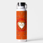 Bouteille D'eau 17e anniversaire du Mariage carnélien (Arrière)